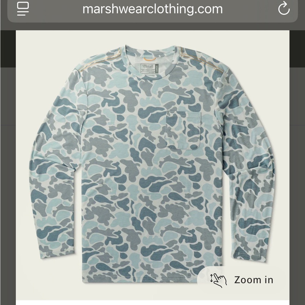 Men's Camouflage Long Sleeve Shirt